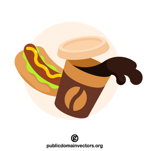 Vector de icono de comida rápida