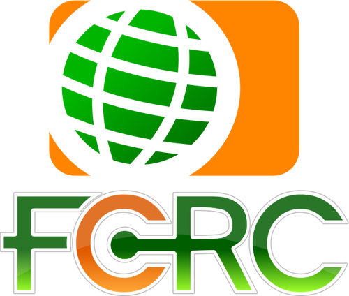 FCRC globo brillante icono vector de la imagen