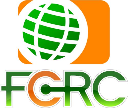 FCRC الكرة الأرضية صورة ناقلات رمز لامعة