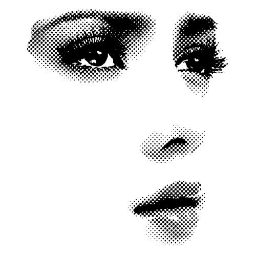 Image clipart vecteur visage féminin