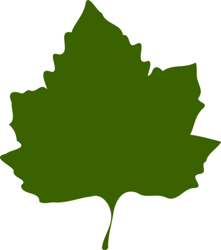 Grün herbst Leaf Vektor Zeichnung