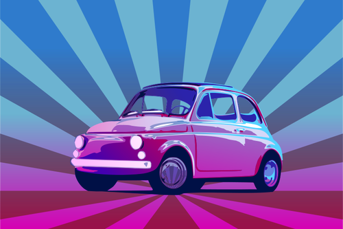 Clip art wektor, Fiat 500