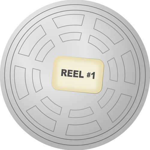 Vector image of film reel