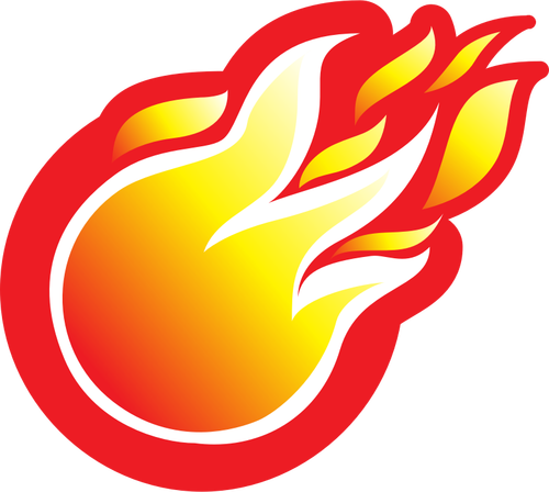 Icône de la boule de feu