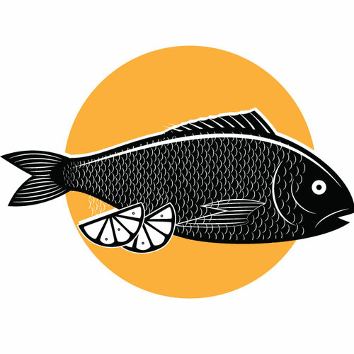 Clip art ikan siluet