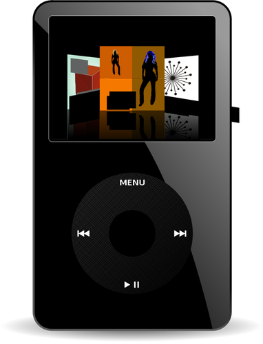 Vektorikuva iPod-mediasoittimesta