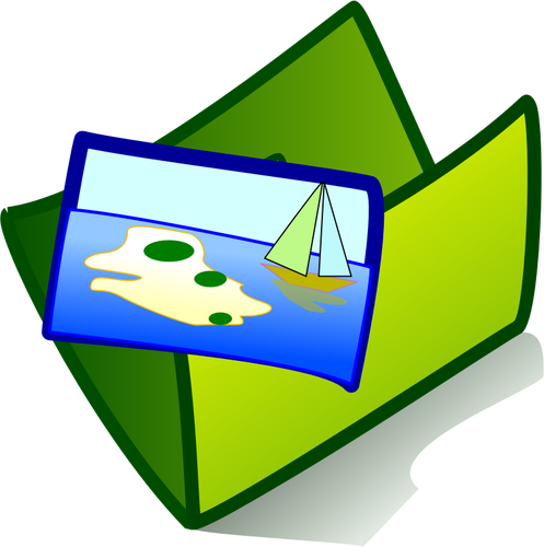 Bilder Ordner Symbol Vektor-ClipArt