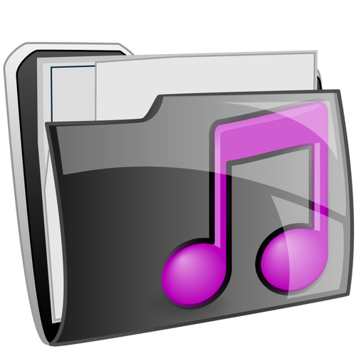 CD folder vector image