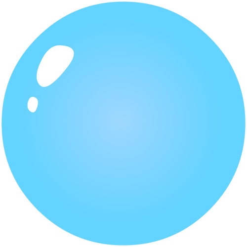 青色のバブル
