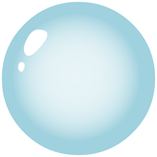 Image vectorielle bulle bleue