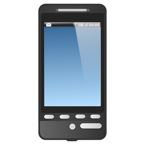 Android-smartphone vector afbeelding