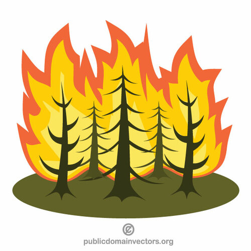 Graphiques vectoriels de Forest fire