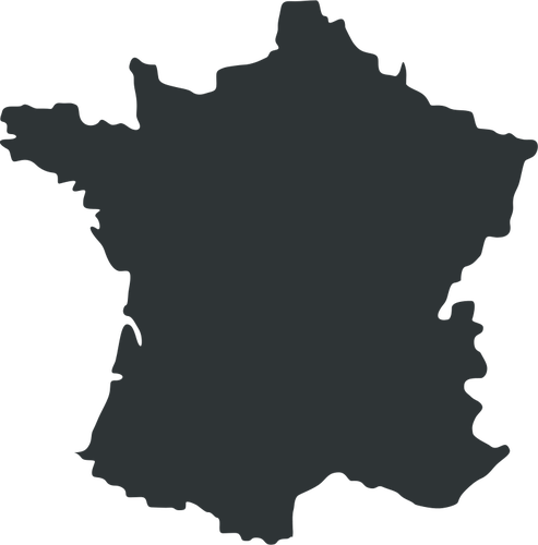 Carte de France illustration vectorielle