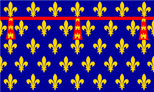 Drapeau de région Artois vector illustration