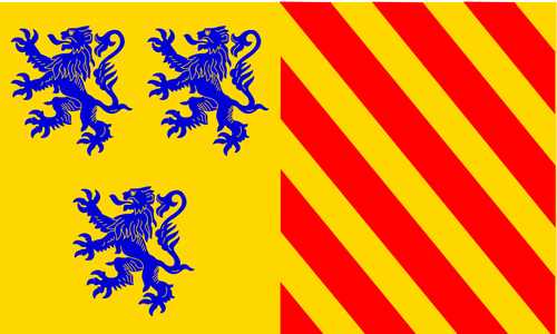 Vaihtoehtoinen Limousinin alueen lippuvektorikuva