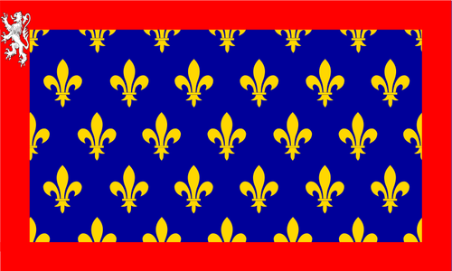 Флаг региона Мэн Векторный рисунок