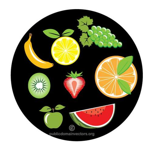 ClipArt vettoriali di frutta