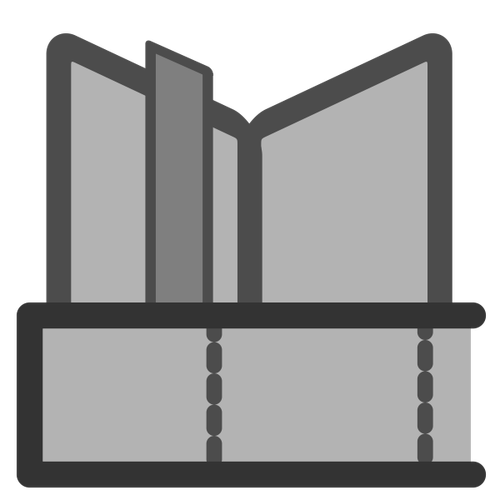 Bookmark icon grey color