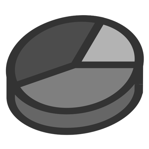 3D pie chart icon