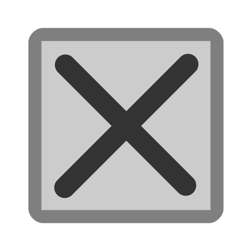 Checked box vector icon