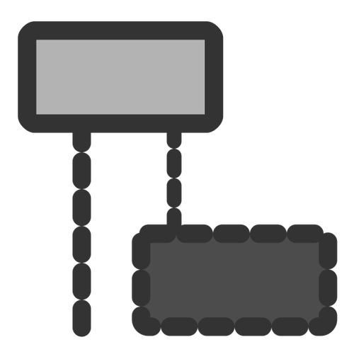 Ícone de arte de clipe de diagrama