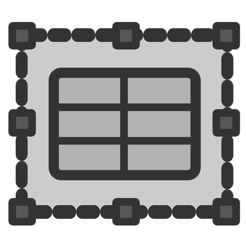 Tabellenkalkulation-Frame-Symbol