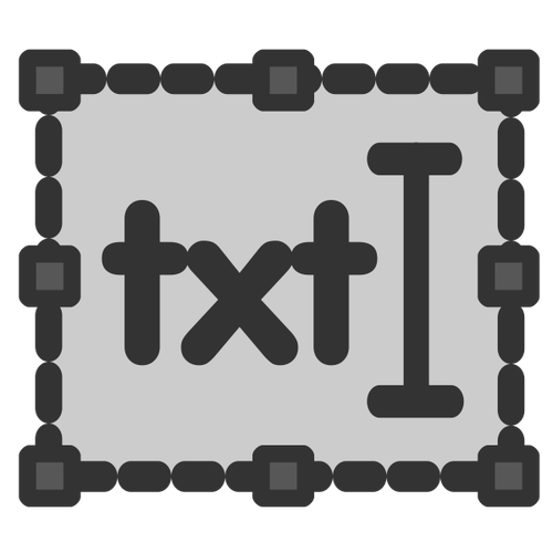 Text box tool icon