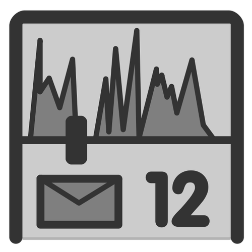 Symbol ikony poštovní schránky