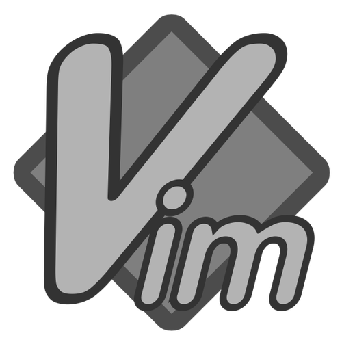 Vim 아이콘 클립 아트 벡터