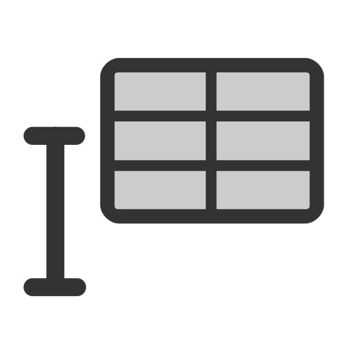 Inline-Tabellensymbol