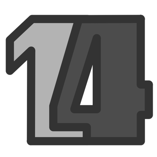 14 símbolo del logotipo