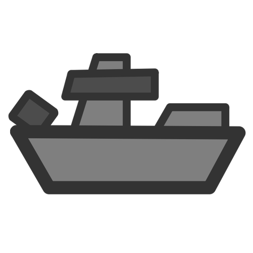 Slagschip pictogram illustraties
