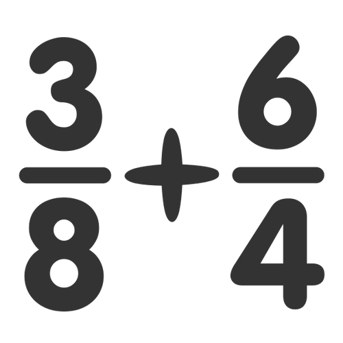 Calc pictogram illustraties vector
