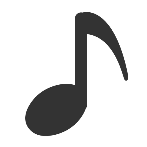 Icône d’image clipart de note de musique