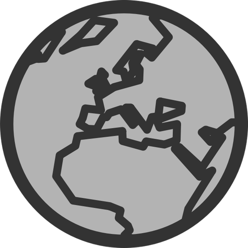 Světová symbolová klipart globe