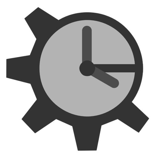 Gear clock-ikon