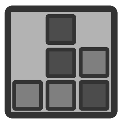 Square tiles icon