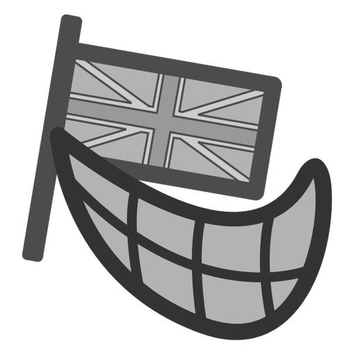 ClipArt-bild för brittisk flaggikon