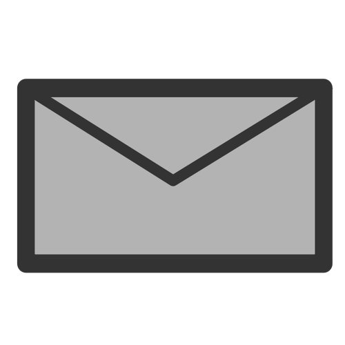 Mail-Symbol umhüllt