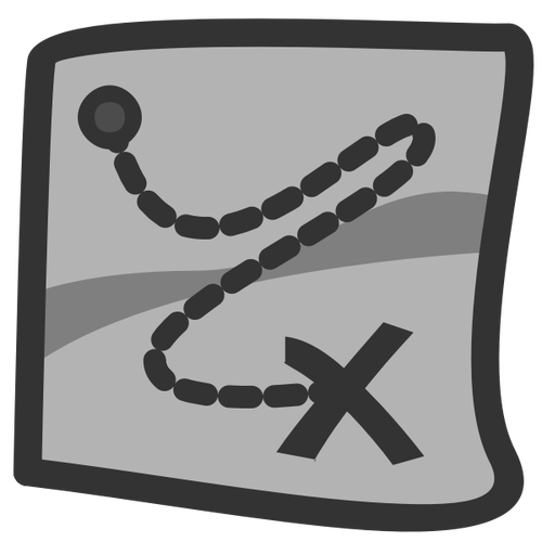 Map icon vector clip art