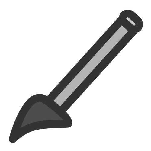 Paintbrush icon grey color