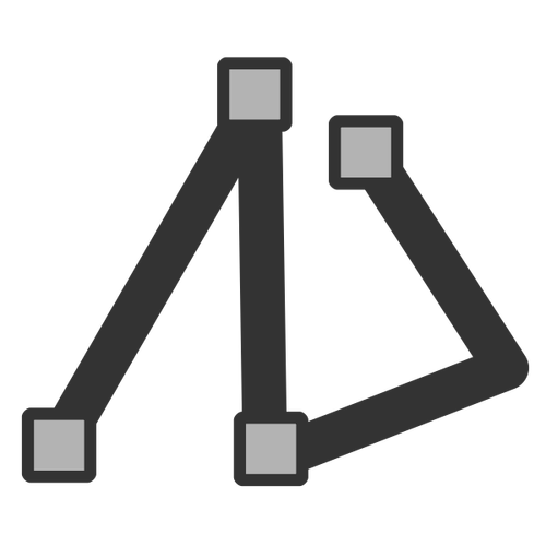 Symbole d’icône en polyligne