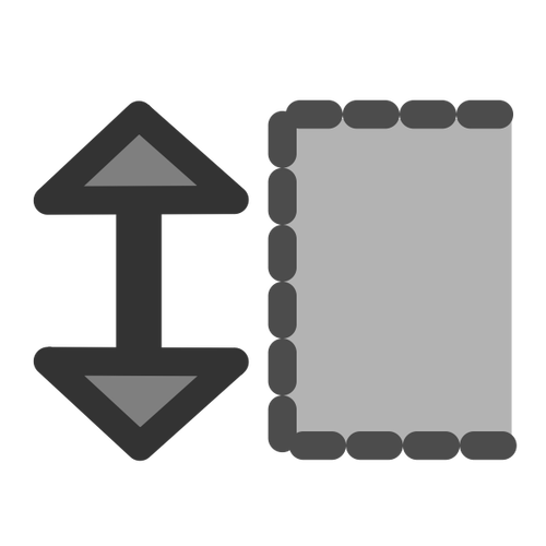 Het formaat van het rijpictogram wijzigen