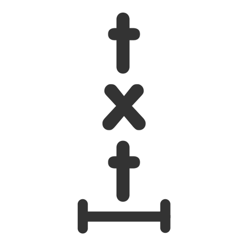 Symbol für vertikalen Text