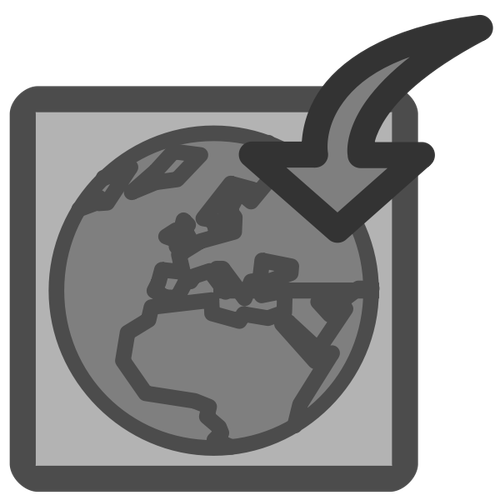 Web archiver vector icon