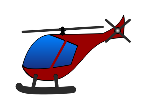 Red helicopter