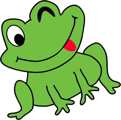 Funny frog