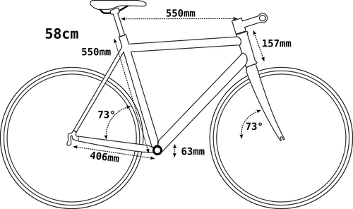 Geometrische Fahrrad