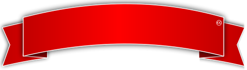 赤バナー ベクトル画像