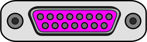 Spelpoort plug vector afbeelding